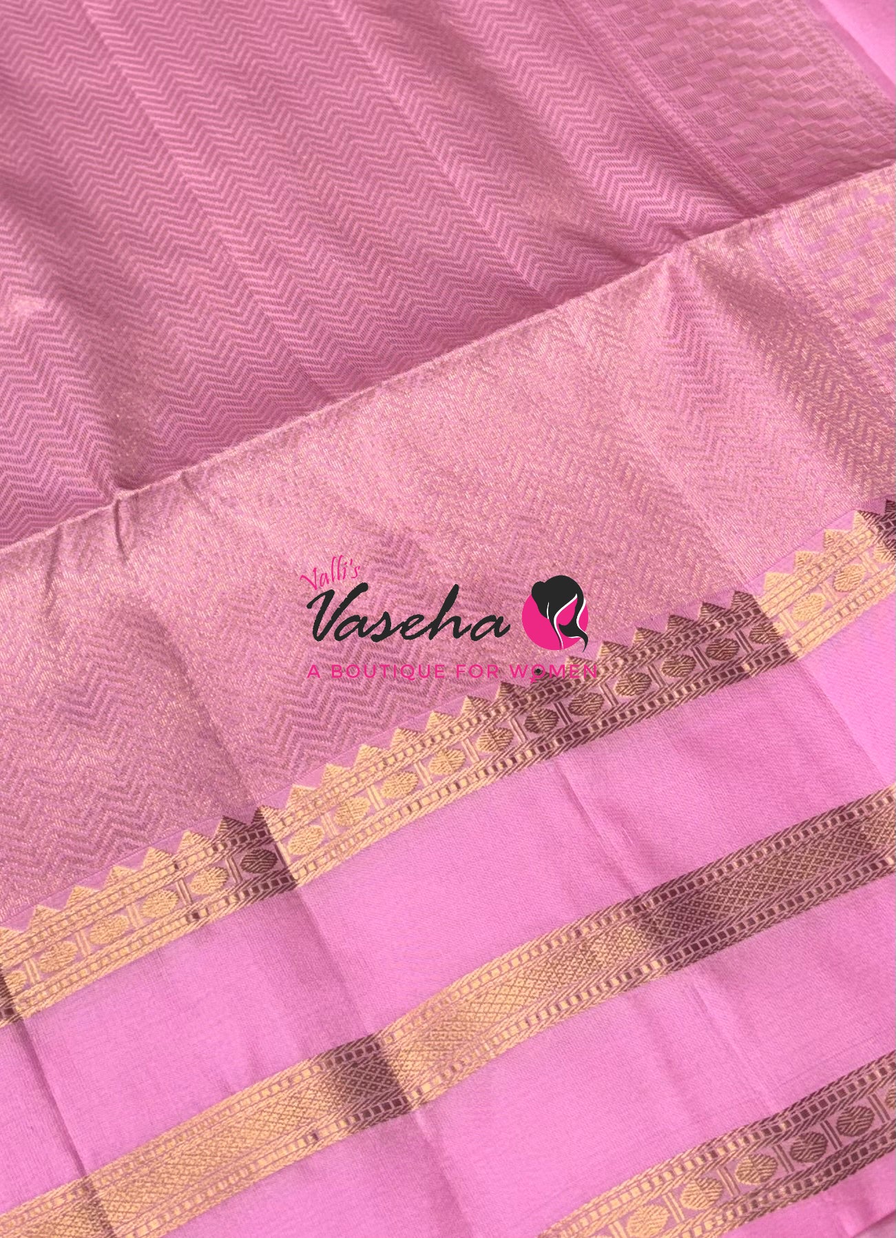 Pure Soft Silk Saree - Purple & Baby Pink - VVPSS087