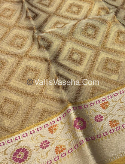 40% less - Offer Saree -  Semi Tissue Saree - VVDS007