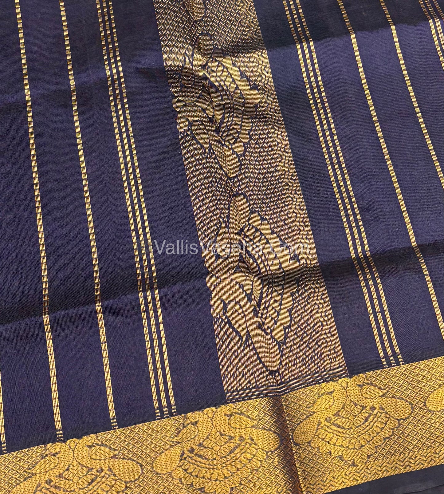Pure Silk Cotton Saree - Pazhum Pazhamum Checks Design - VVPPSC02