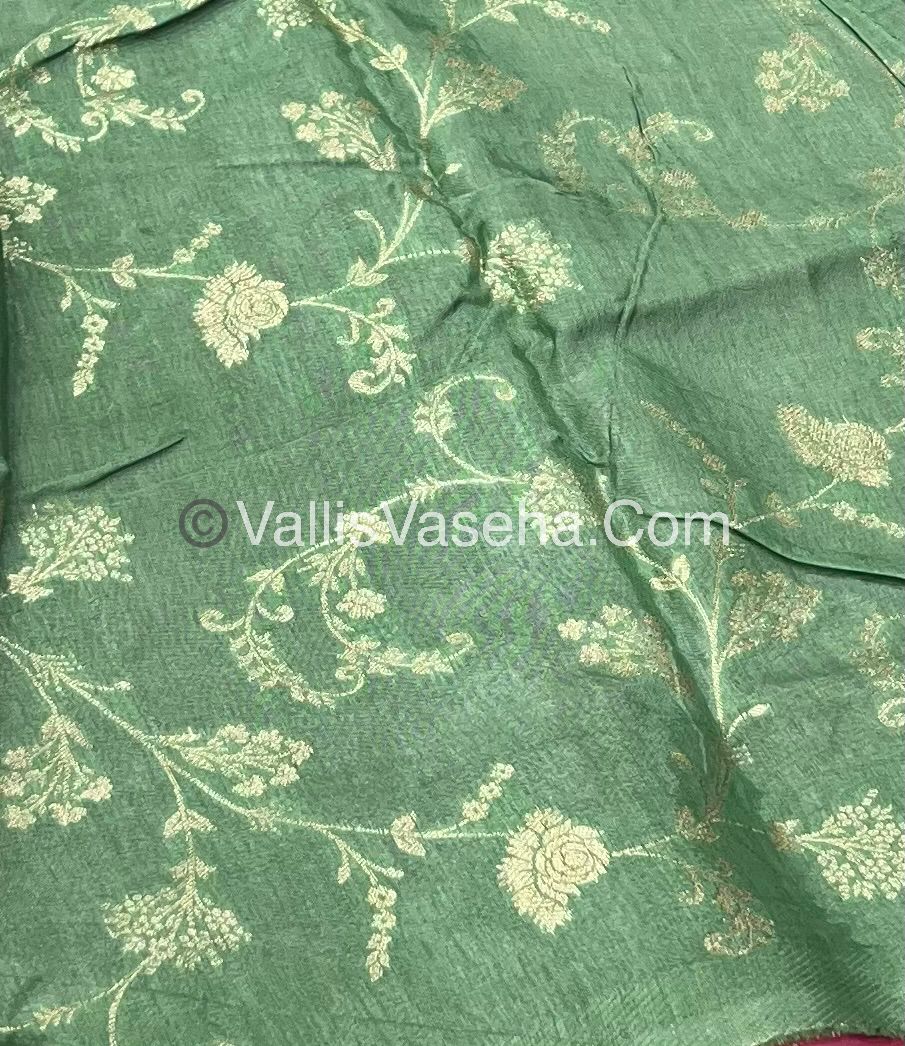 Semi Viscose / Semi Mysore Crepe Silk Variety - Embossed Design - VVSMC002