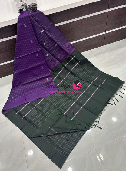 Vazhai Pattu Saree / Banana Pith - With Blouse - VVVPS003