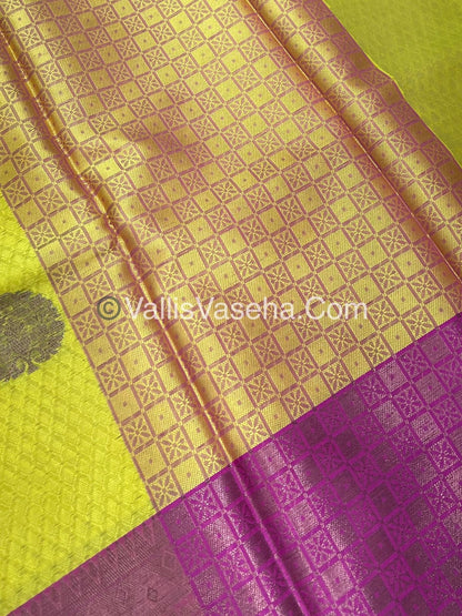 40% less - Offer Saree - Semi Banarsi Silk Saree - VVDS006