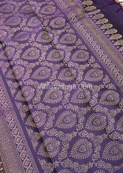 Half Mix - Pure Soft Silk Saree - VVPSS030
