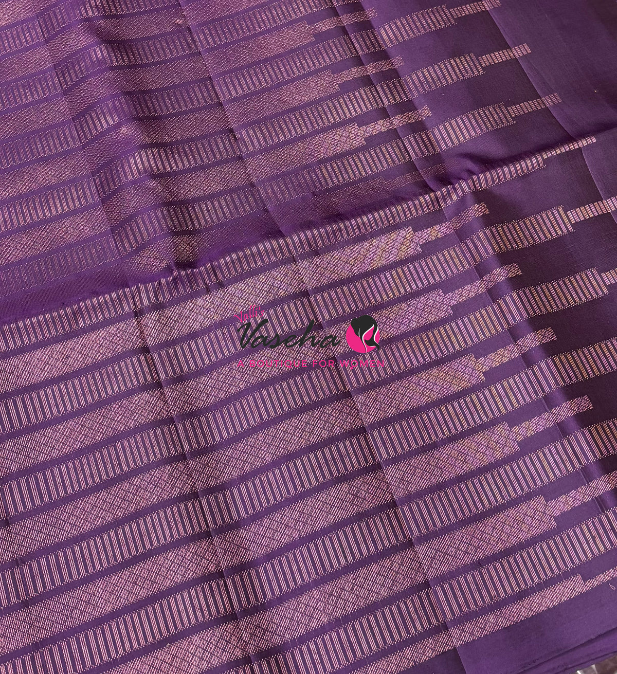 Pure Soft Silk Saree  -  Purple Shade - VVPSS129