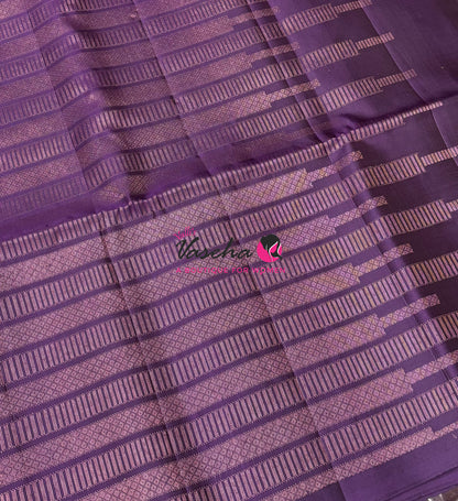 Pure Soft Silk Saree  -  Purple Shade - VVPSS129