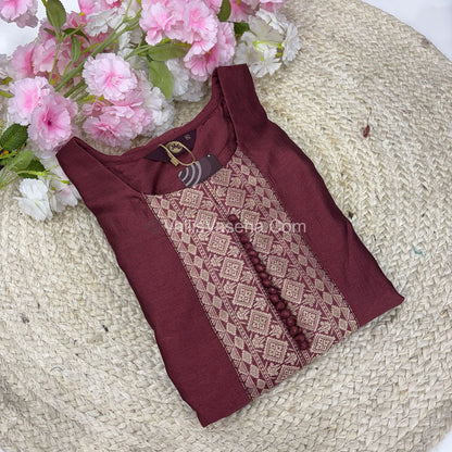 Ready Made - Anarkali - Vichitra Silk -   VVRAK001