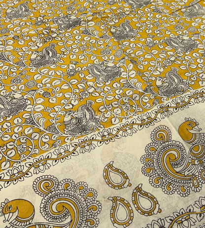 Pure Kalamkari Cotton Saree - VVPKC002