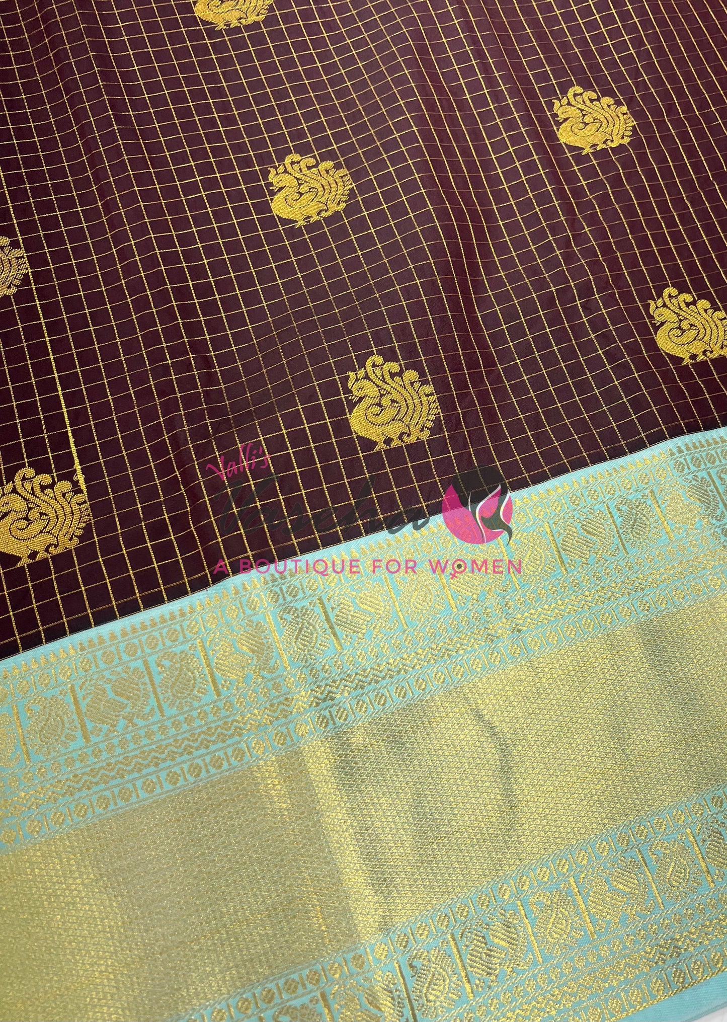 Semi Bridal Kanchi Silk  - Korvai - Premium- VVSKS008
