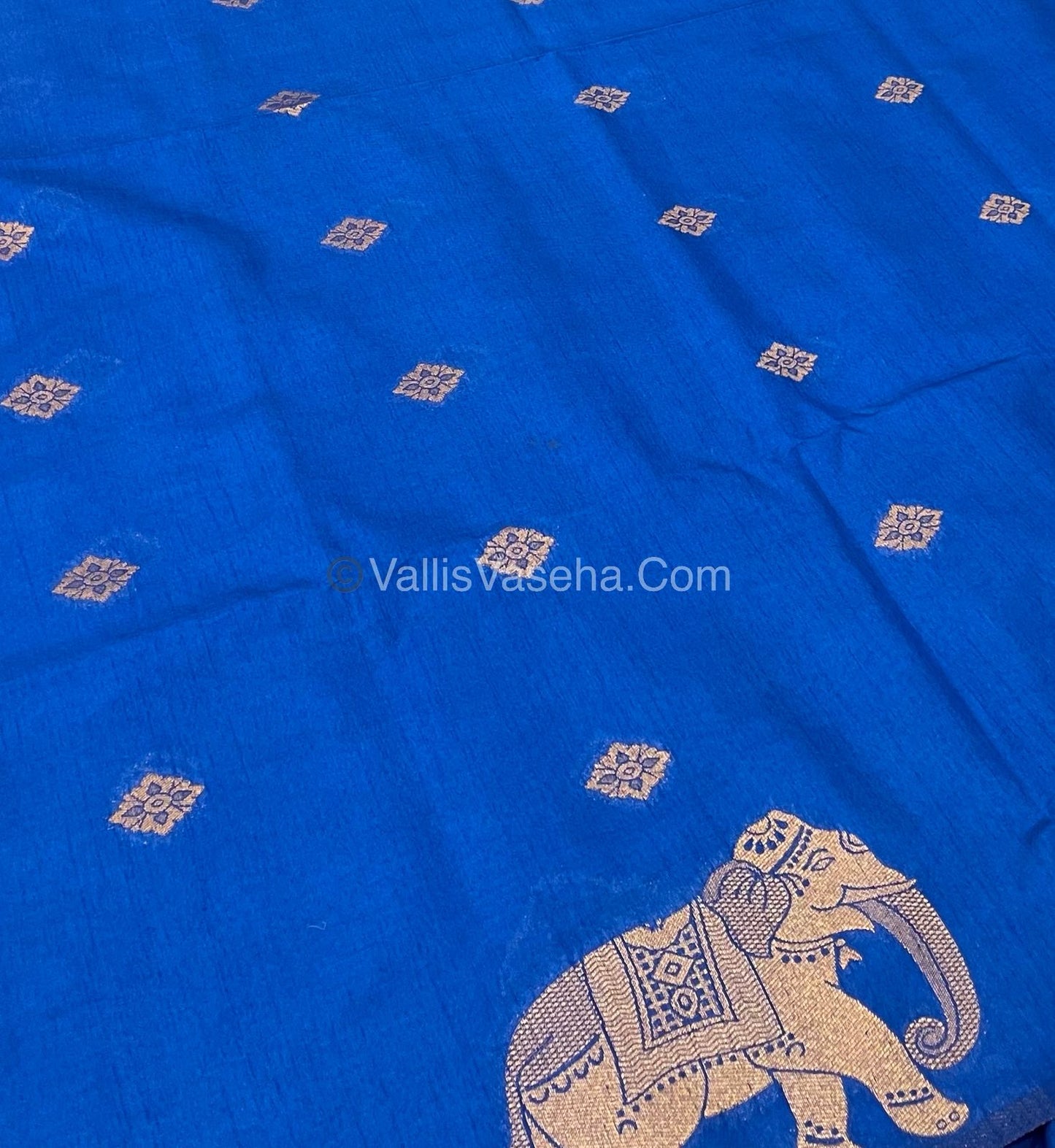 Mulberry Semi Silk - Blue Shade - VVMSS001