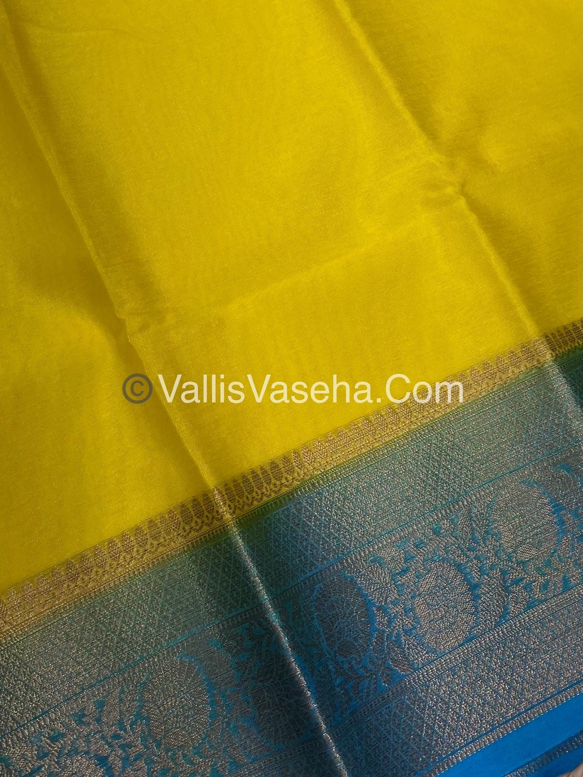 40% less - Offer Saree - Semi Banarsi Silk Saree - VVDS006