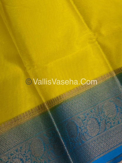 40% less - Offer Saree - Semi Banarsi Silk Saree - VVDS006