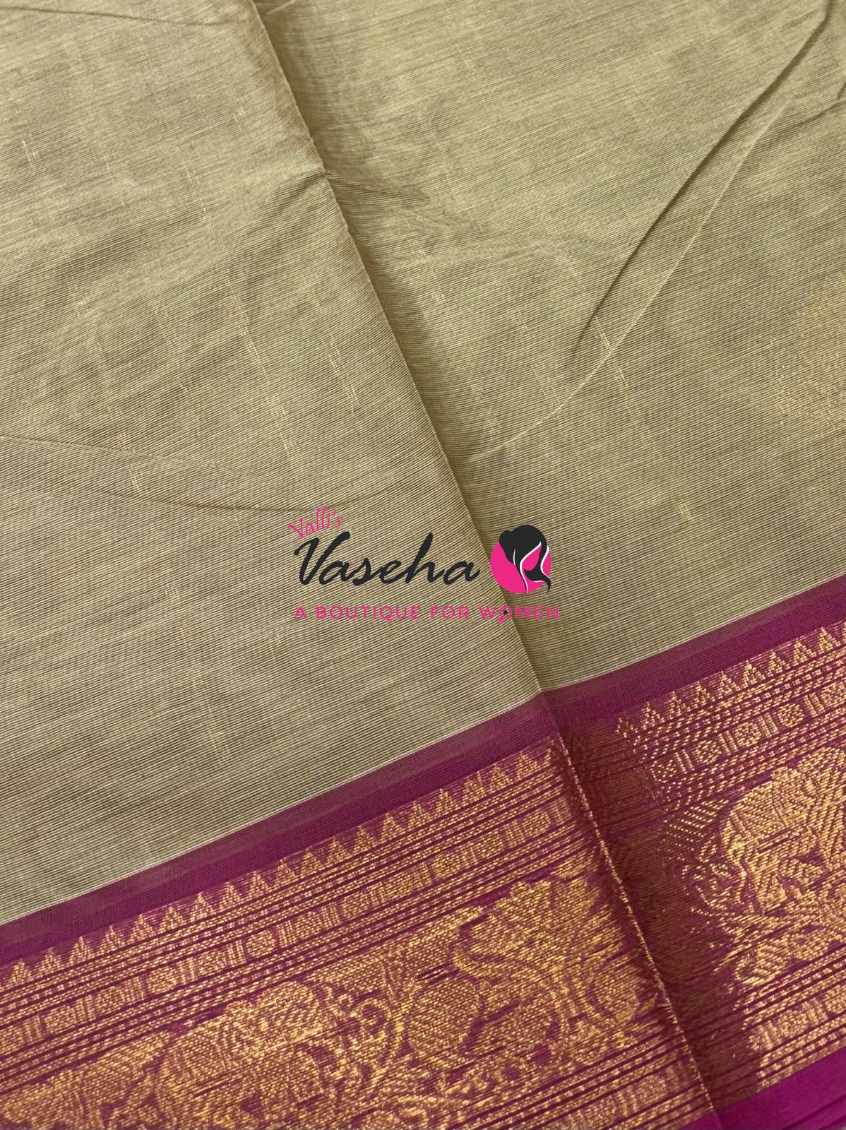 Kanchi Cotton Saree - VVKCS024