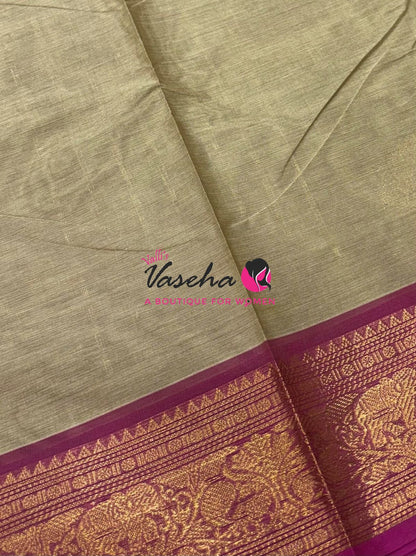 Kanchi Cotton Saree - VVKCS024