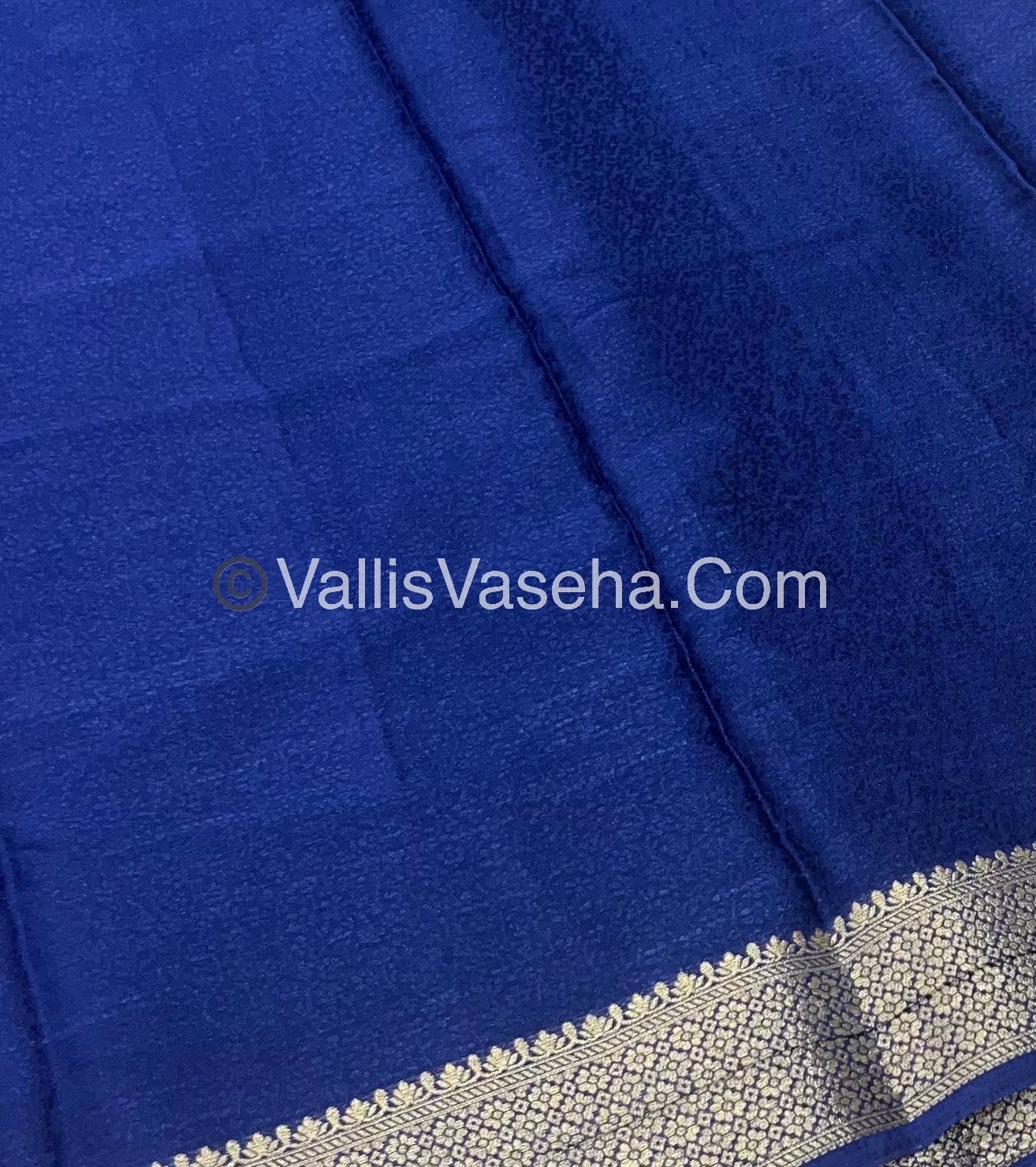 Semi Viscose / Semi Mysore Crepe Silk Variety - Embossed Design - VVSMC002