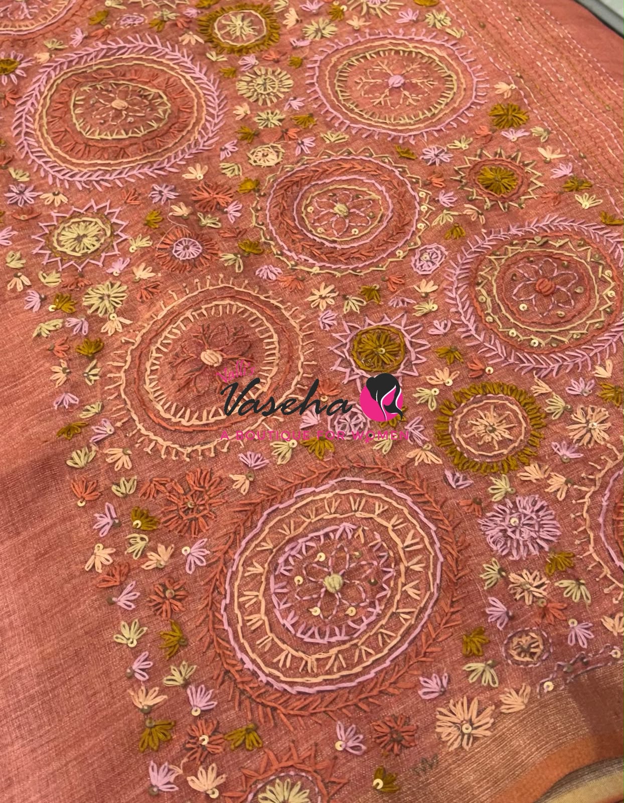 French Knot - Tissue Saree  - VVLFN019