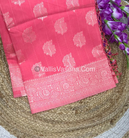 Fancy Saree - Mixed Variety -Peach Shade - VVFBS006