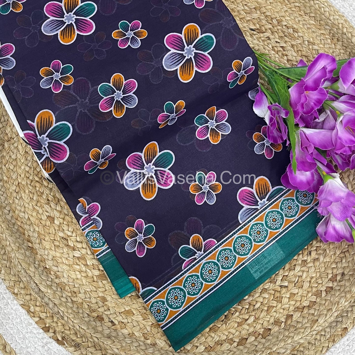 Pure Cotton Voile Saree | VVPVC004