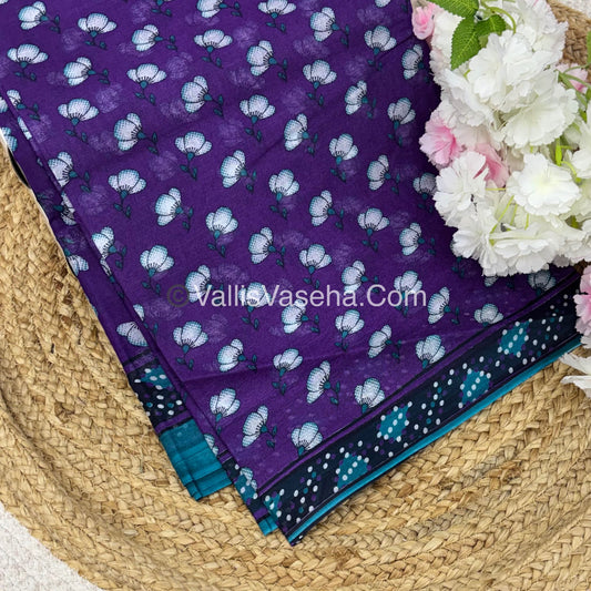 Pure Cotton Voile Saree | VVPVC003