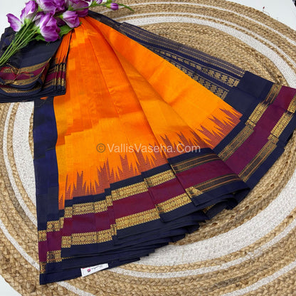 15% Offer Saree - Pure Korvai Silk Cotton - VVDS004