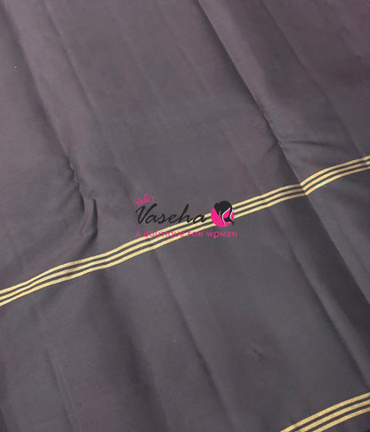 Half Mix - Pure Soft Silk Saree - Vairavoosi Pattern - Long Retta Petta Border with Butta - VVPSS107