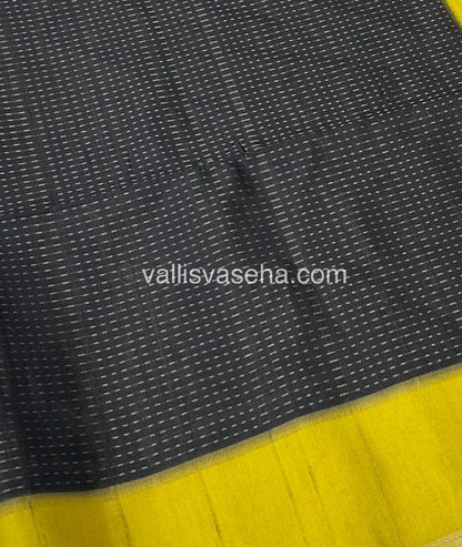 Semi Tussar Silk - Vairavoosi Design - VVSTS037