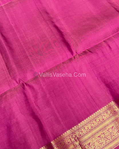 Pure Soft Silk Saree - Kanchi Border - VVPSS015