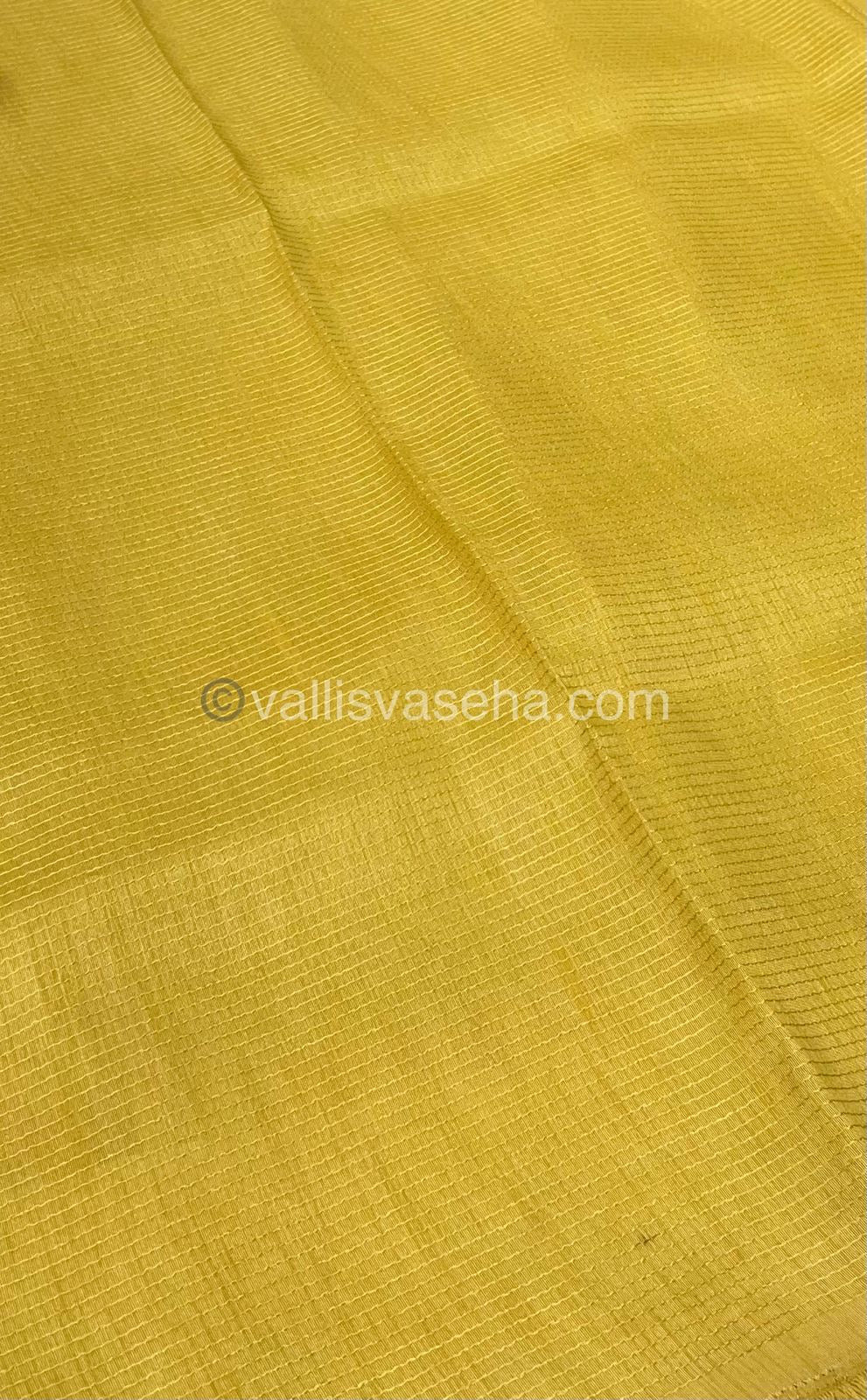 Organza Saree -yellow Shade  - VVOS001