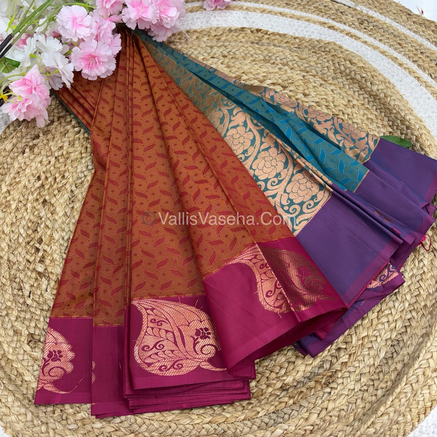 30% less - Offer Saree - Semi Silk Saree - VVDS005