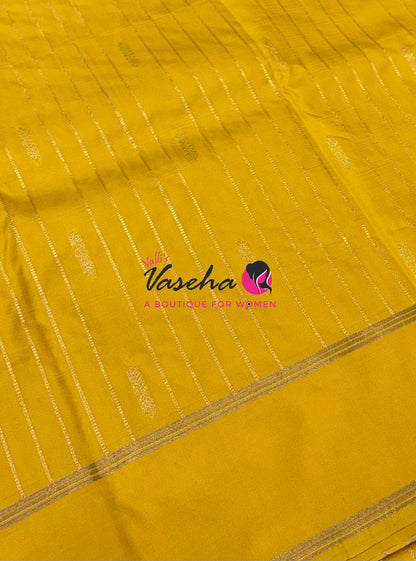 Semi Soft Silk  -  Yellow   Shade - VVSSS041
