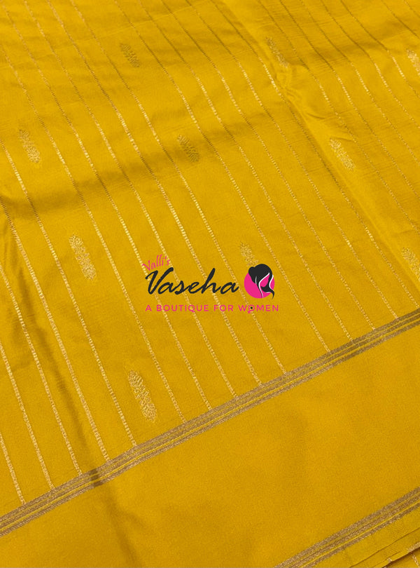 Semi Soft Silk  -  Yellow   Shade - VVSSS041