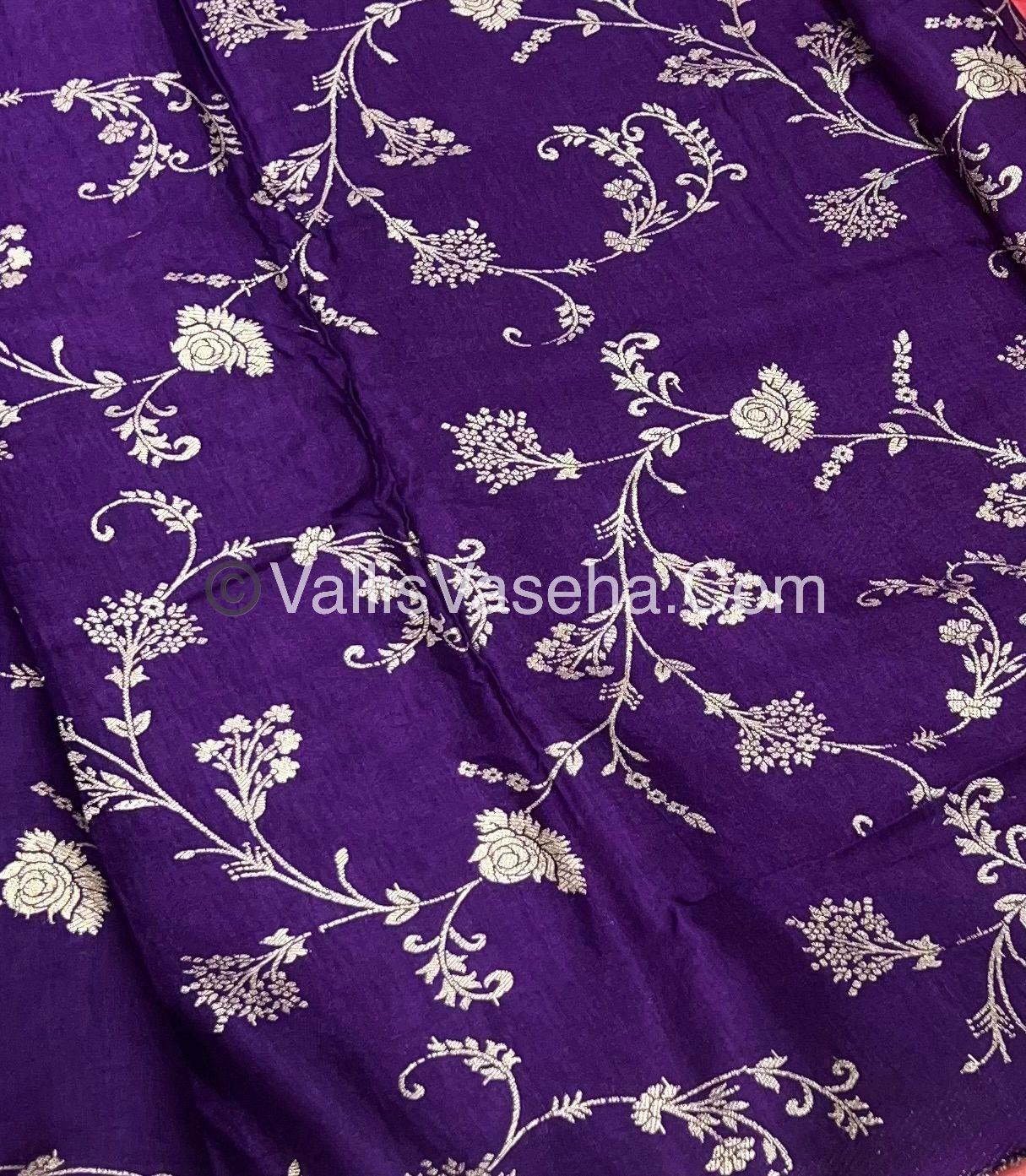Semi Viscose / Semi Mysore Crepe Silk Variety - Embossed Design - VVSMC002