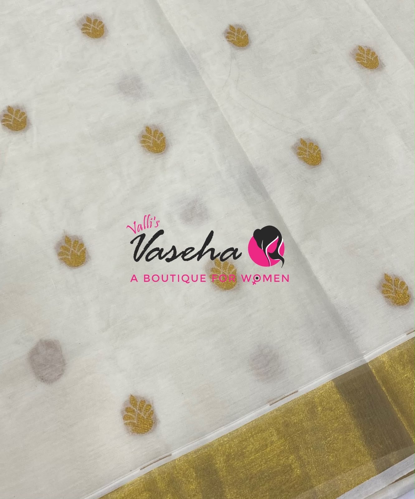 Kerala Cotton Saree - VVKCS029