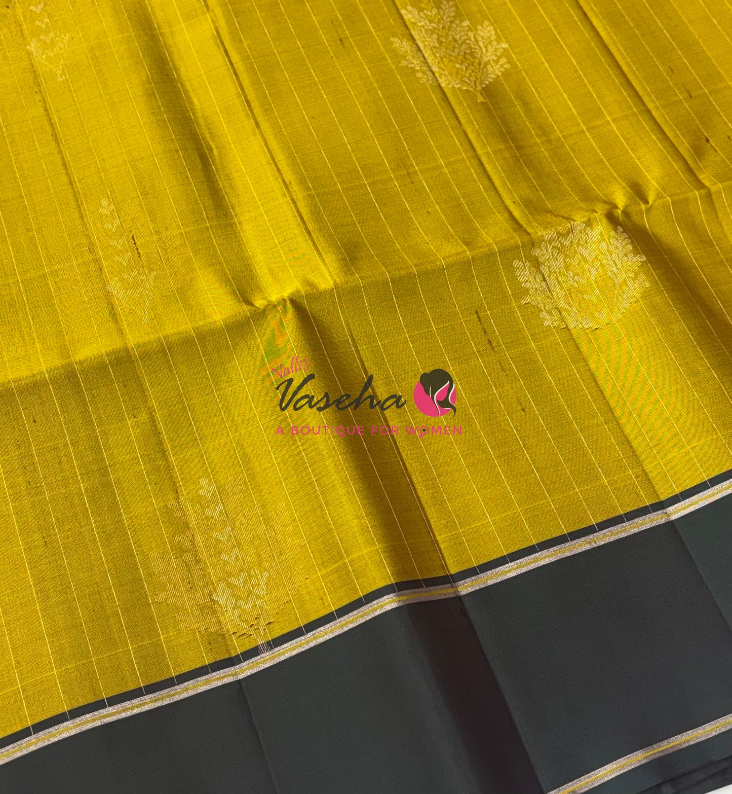 Pure Soft Silk Saree  - Lemon Green & Green Combo - VVPSS055