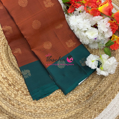 Half Mix - Pure Soft Silk Saree - VVPSS083
