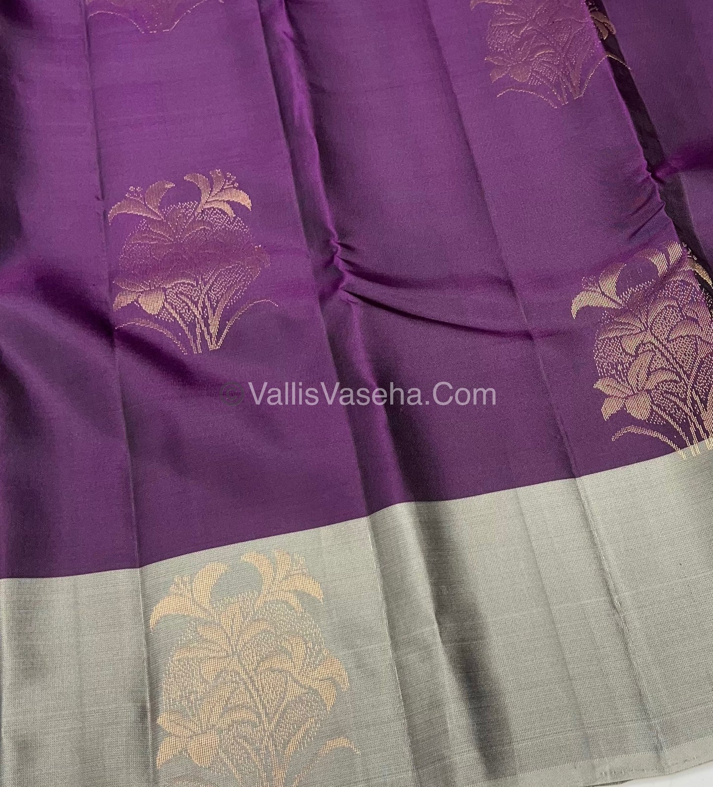 Half Mix - Pure Soft Silk Saree - VVPSS054