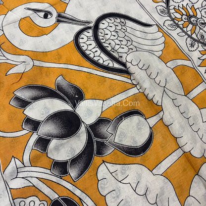 Pure Kalamkari Cotton Saree - VVPKC002