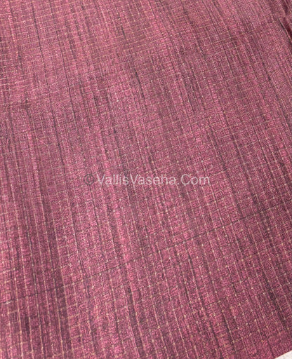 Art Tussar / Art Silk - Green & Purplish Wine - VVATS001