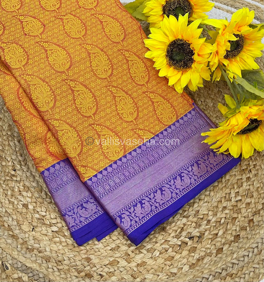 Banarasi - Kora Muslin Saree - VVKMS001