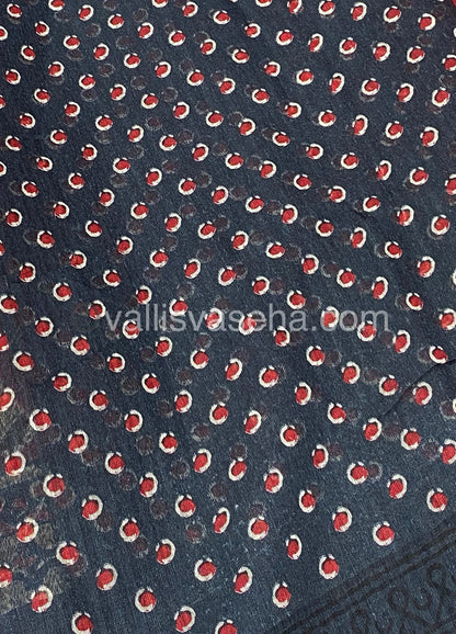 Jute Mixed Cotton Saree | VVJCS001