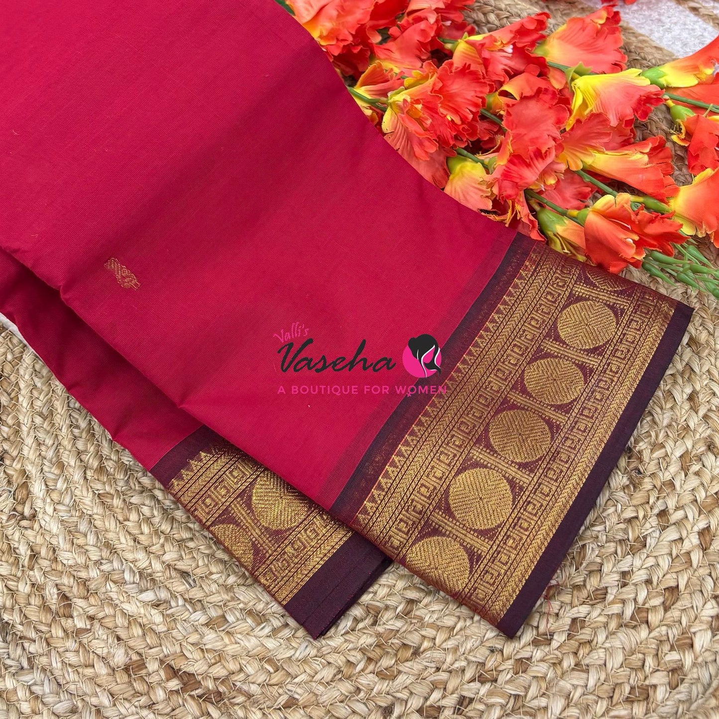 Kanchi Cotton Saree - VVKCS023