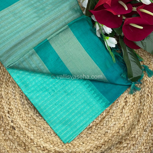 Semi Raw Silk - Lakshadeepam Design Weaving - VVRS004
