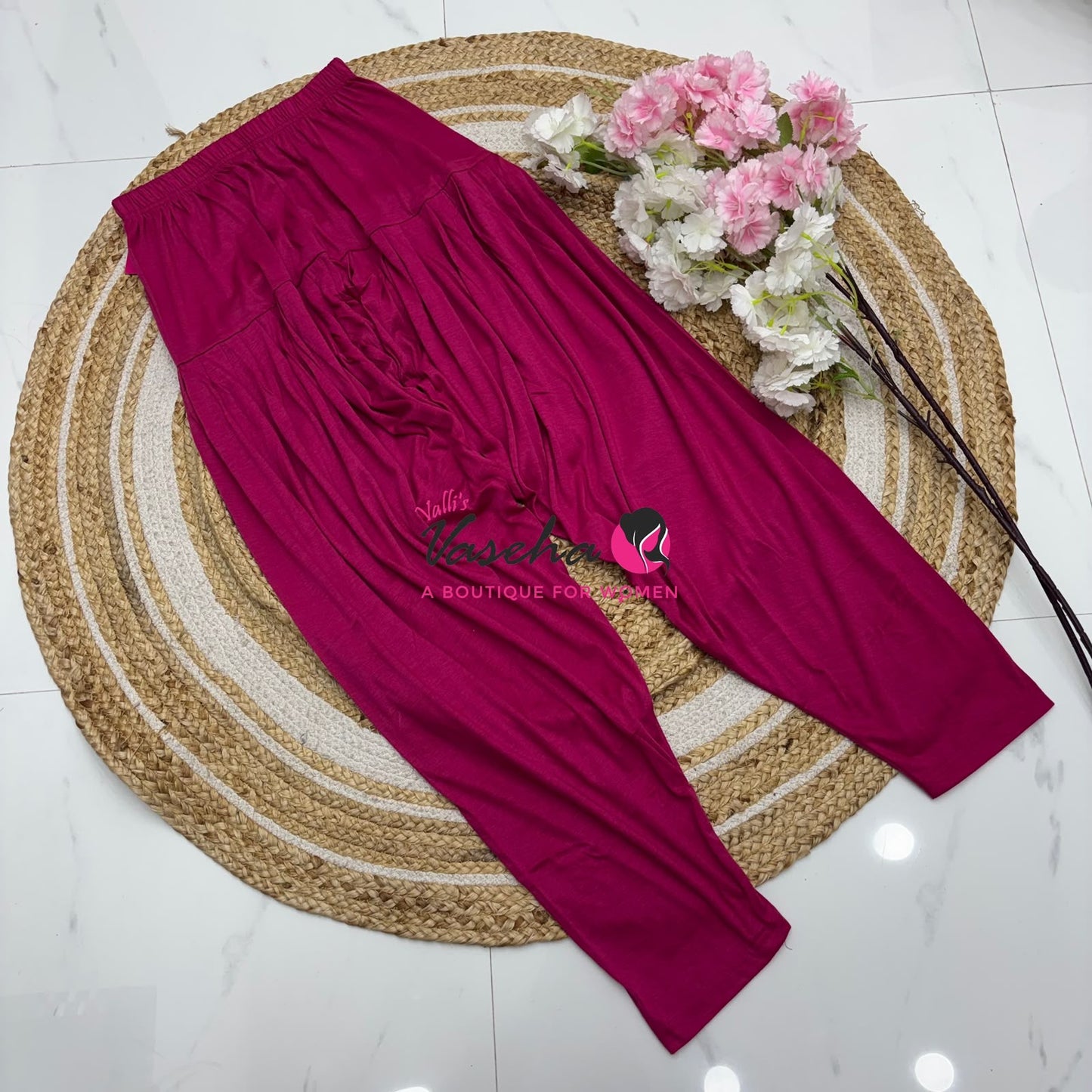 Semi Patiyala - Rani Pink Shade - VVSP001