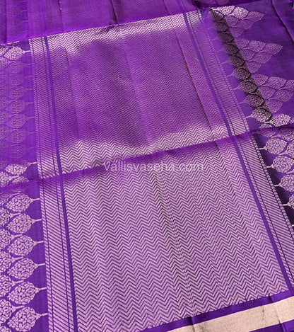 Pure Soft Silk Saree -Half Gold Zari Border - VVPSS032