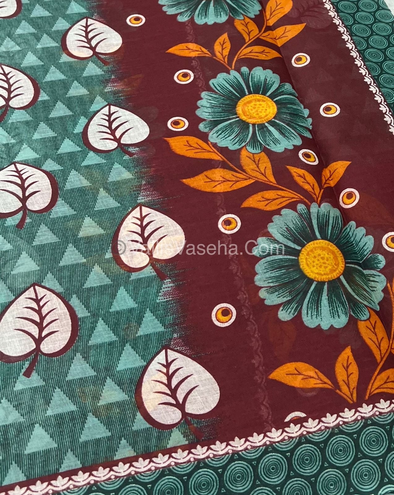 Pure Cotton Voile Saree | VVPVS001