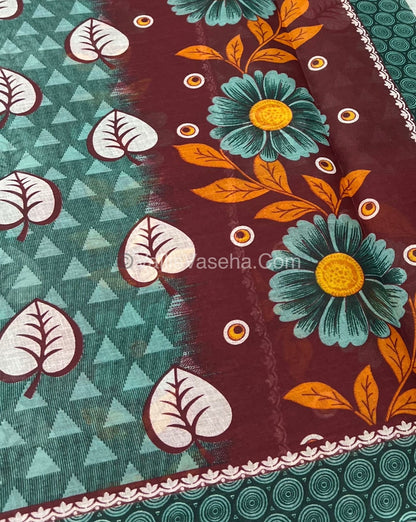 Pure Cotton Voile Saree | VVPVS001