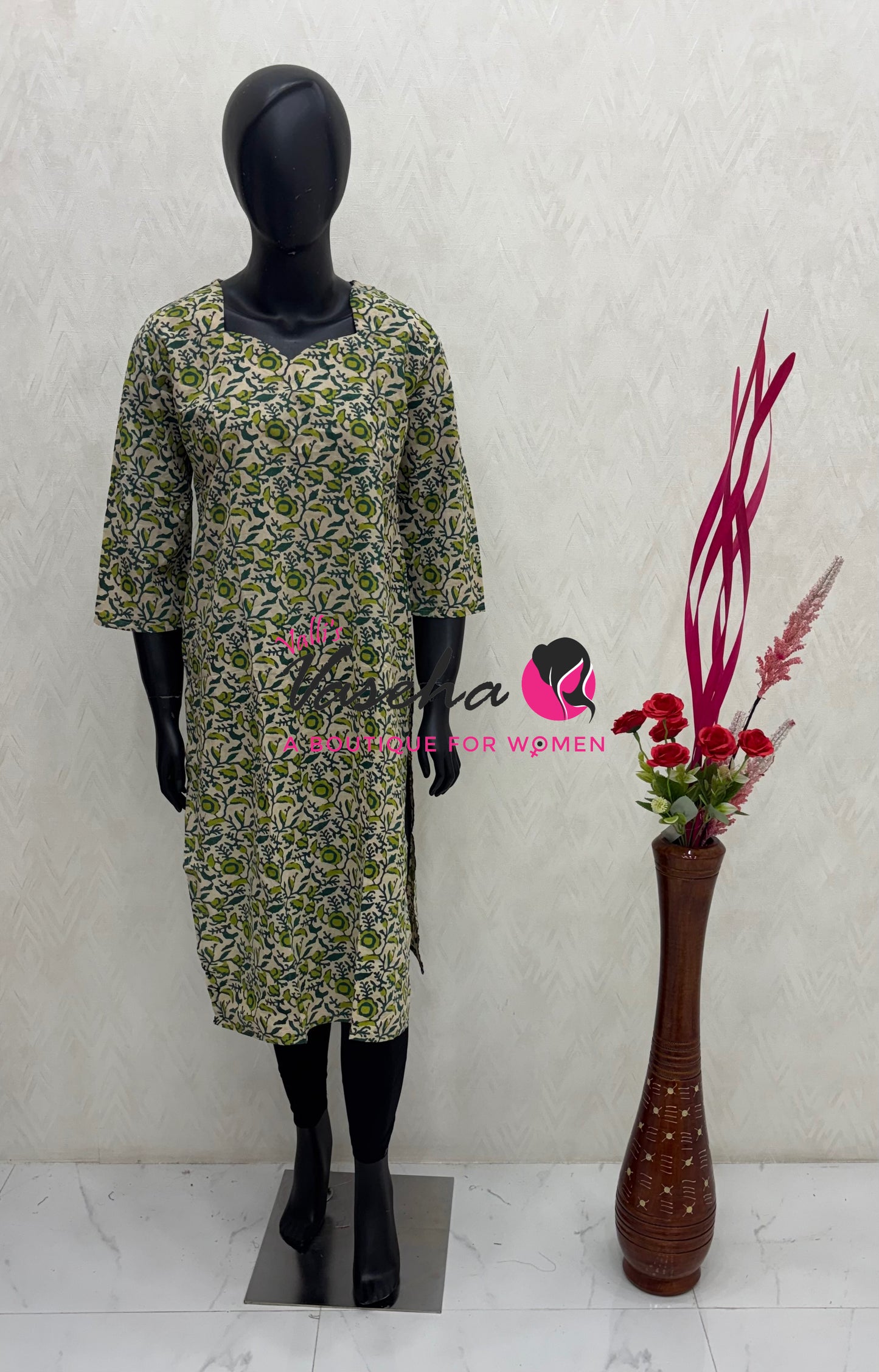 Ready Made - Kalamkari Kurti - VVRKK003