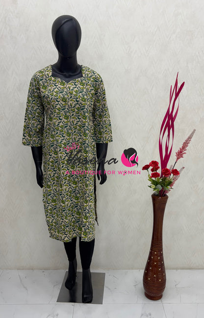 Ready Made - Kalamkari Kurti - VVRKK003