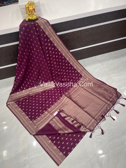 Banarasi - Heritage Silk - Semi Kathan Silk - Yellow Green Shade - VVBHS006