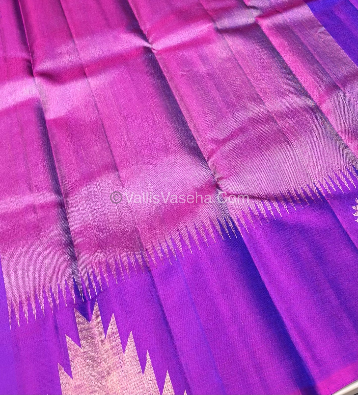 Pure Soft Silk Saree - Jothika Hit design - Purplish Pink - VVPSS011