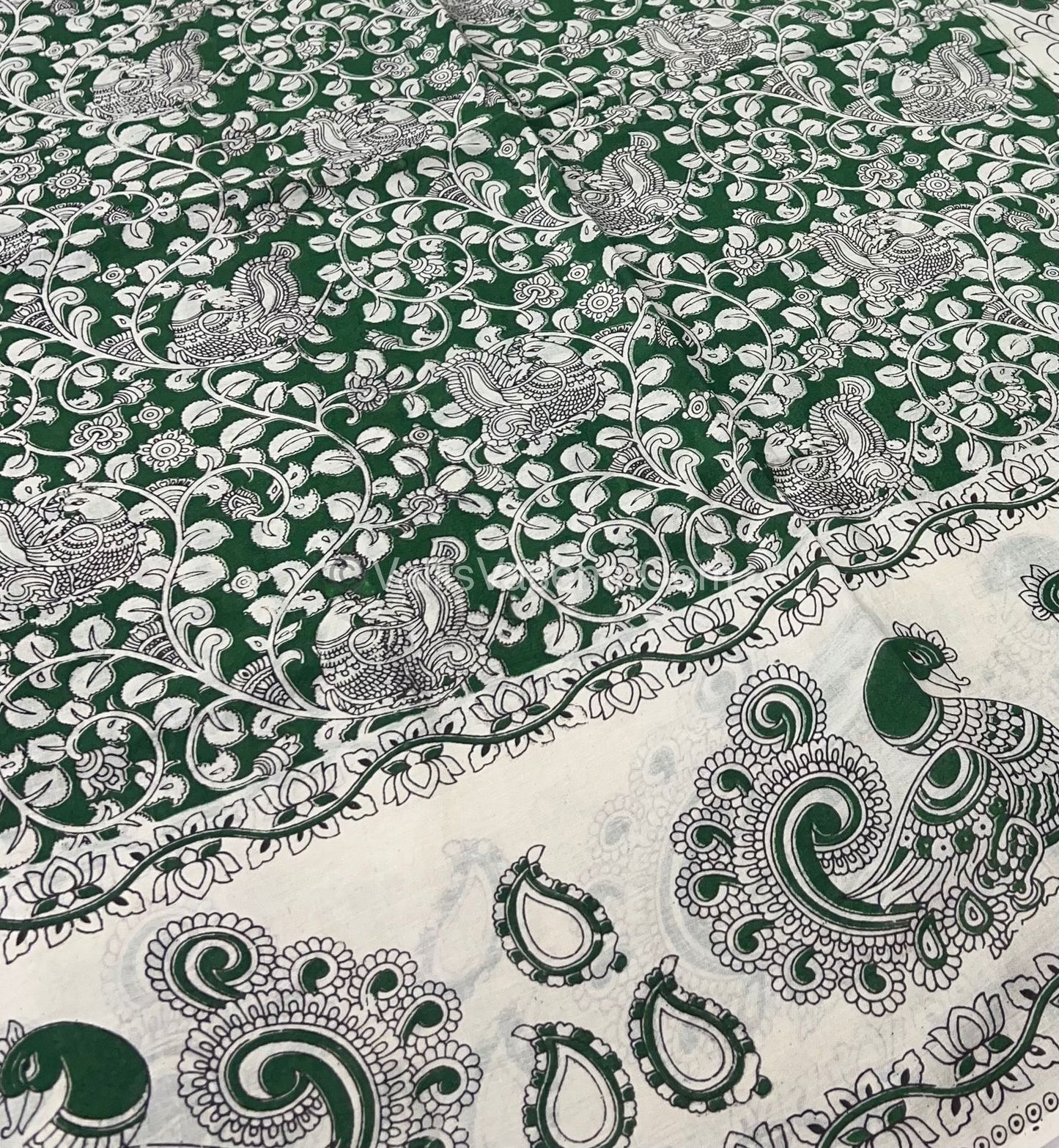 Pure Kalamkari Cotton Saree - VVPKC002